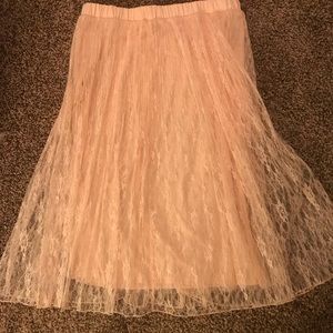 Lauren Conrad Lace Skirt